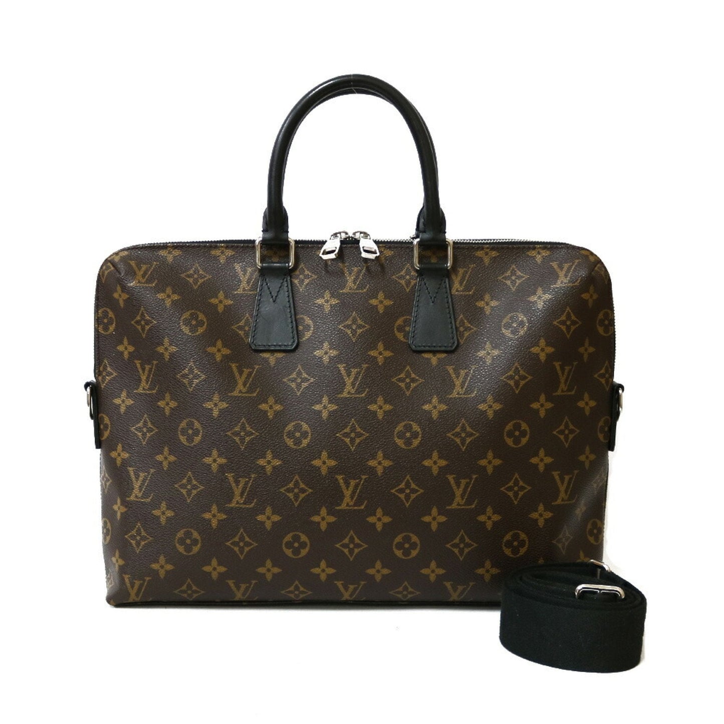 Louis Vuitton Bag Macassar Shoulder Porto Documanjour M40868 Brown Ladies Monogram Canvas