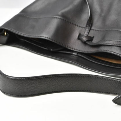 Celine bag drawstring  Seau leather black