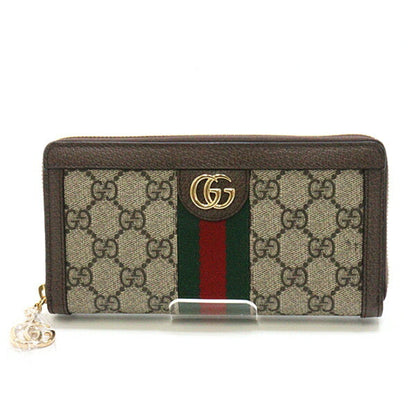 Gucci Ophidia GG Supreme Long Round Zip Wallet 523154