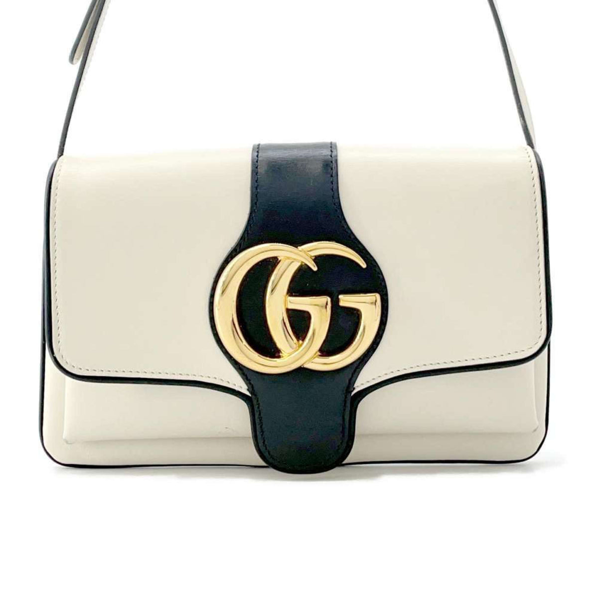 Gucci White Leather Shoulder Bag ()