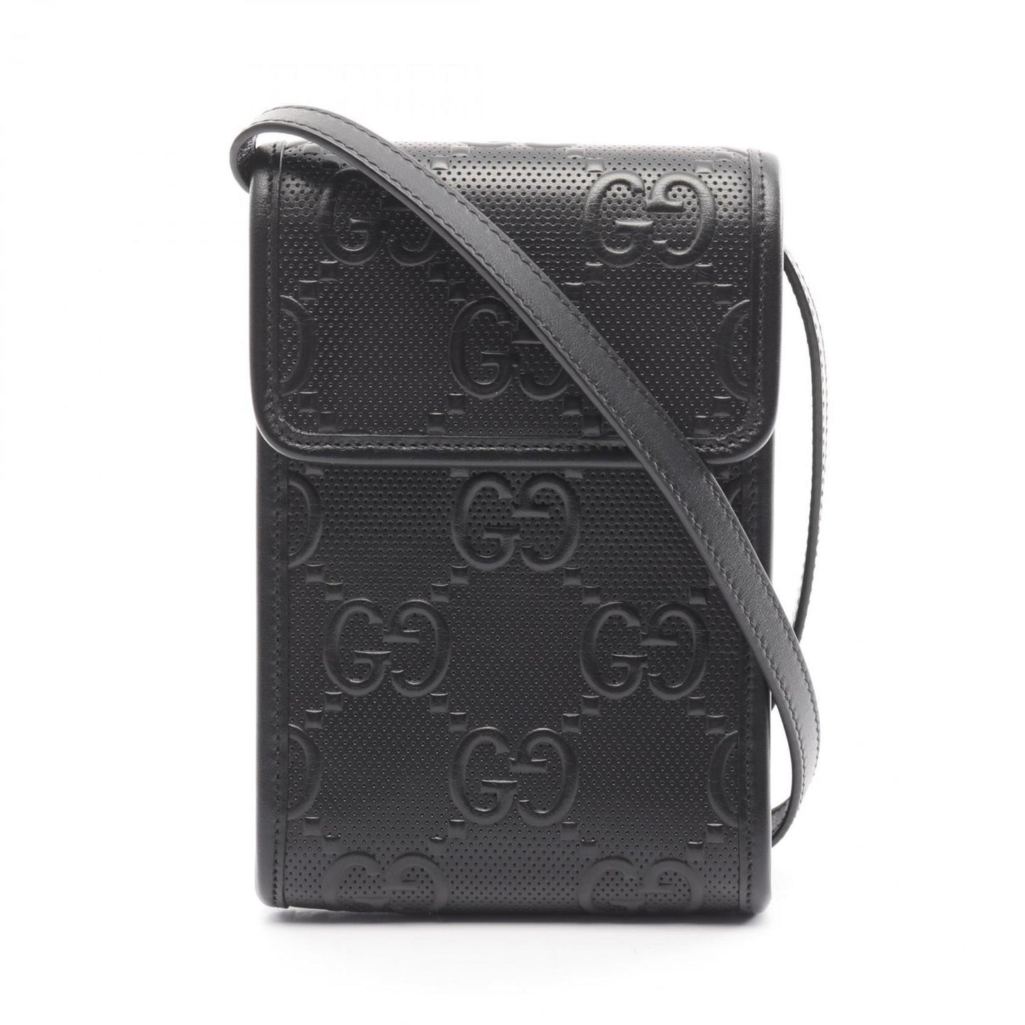 Gucci Black Leather Shoulder Bag