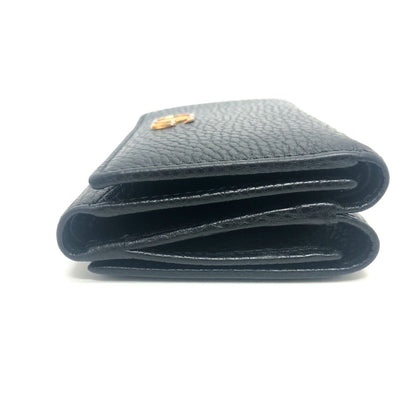 Gucci Black Leather Wallet (Tri-Fold)