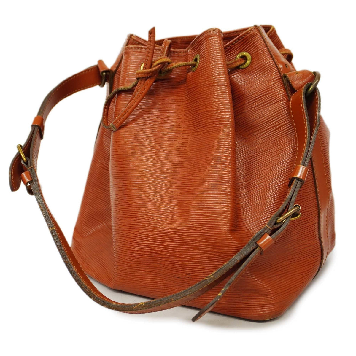 Louis VuittonAuth  Epi Petit Noe M44103 Women's Shoulder Bag Kenyan Brown