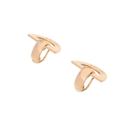 Celine ladies K18 yellow gold earrings