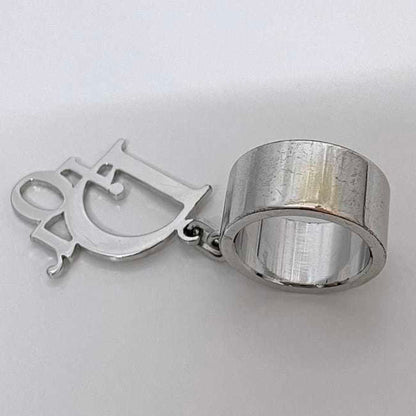 Christian Dior Silver Metal Band Ring ()