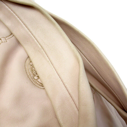 Celine Handbag Macadam Pink Beige Leather