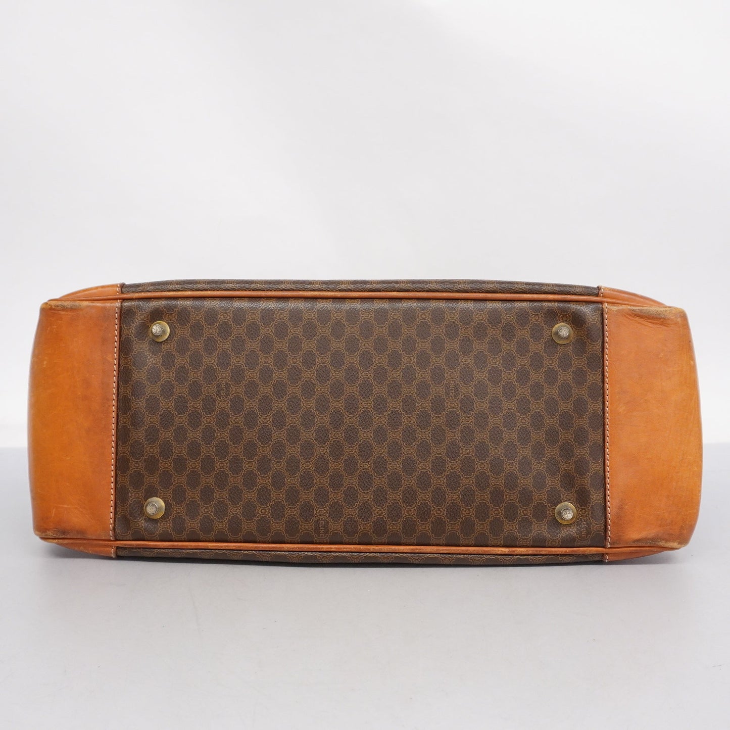 Celine  Macadam Handbag Women's PVC Handbag Brown
