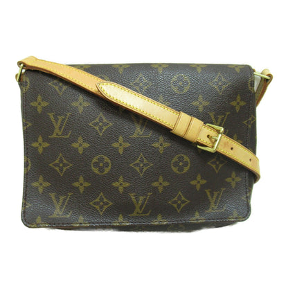 Louis Vuitton Musette Tango Short Brown Monogram PVC coated canvas M51257