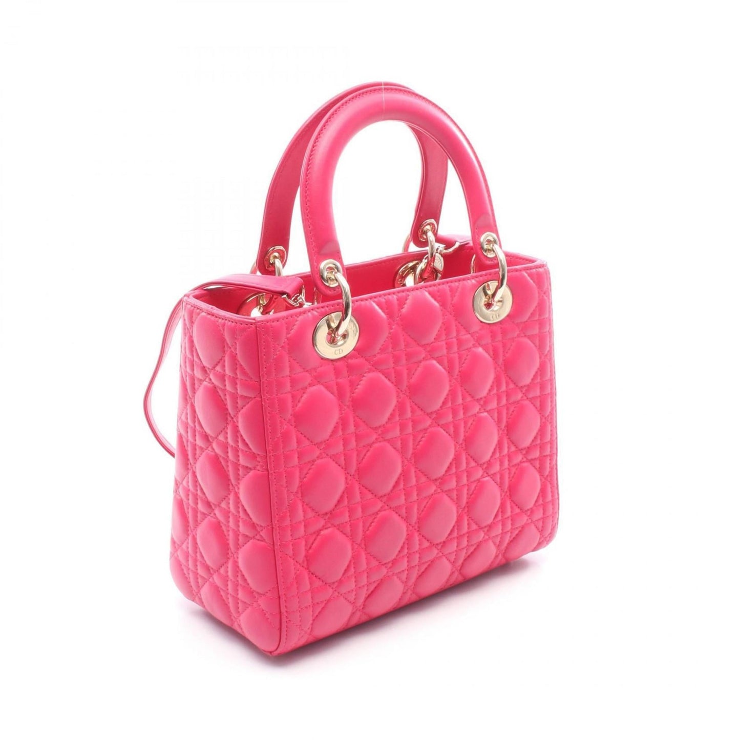 Christian Dior Pink Leather Handbag ()