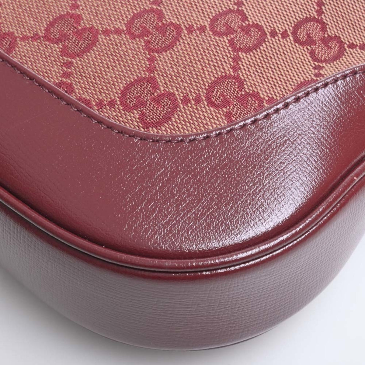 GUCCI GG Canvas Jackie 1961 Small 2WAY Shoulder Bag 636706 Bordeaux Ladies