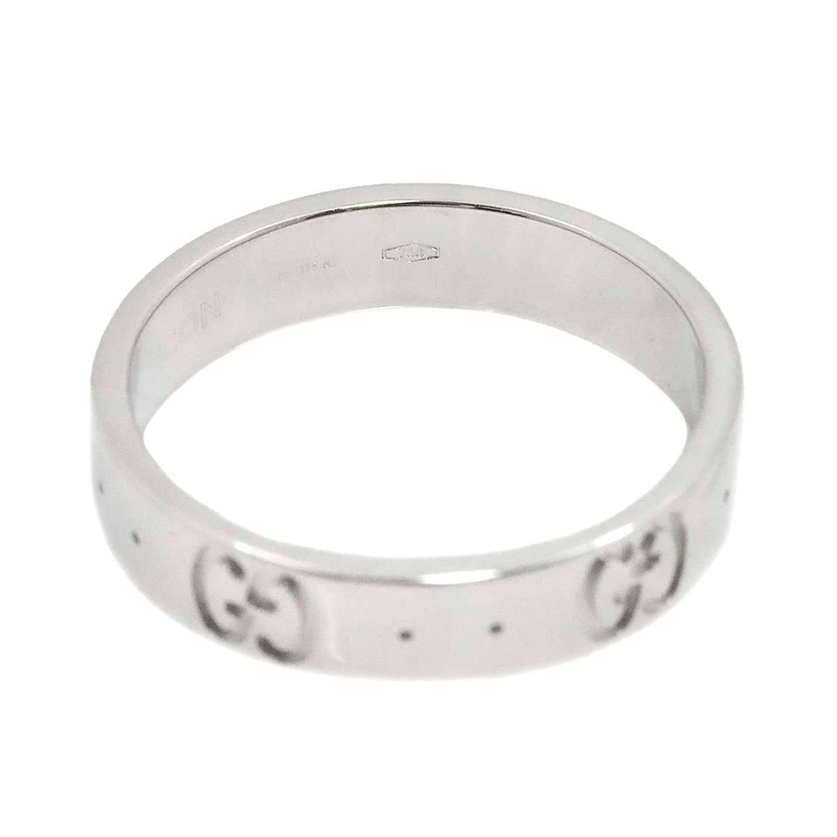 Gucci Icon Silver White Gold (18K) Band Ring