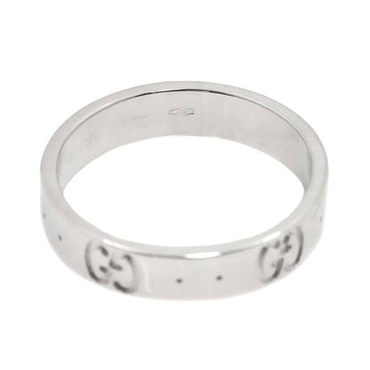 Gucci Icon Silver White Gold (18K) Band Ring