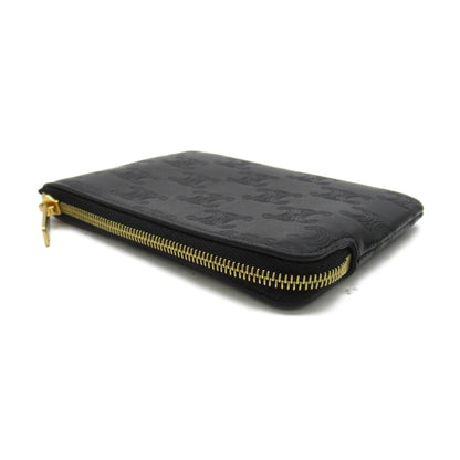 Celine coin purse with hook Black leather