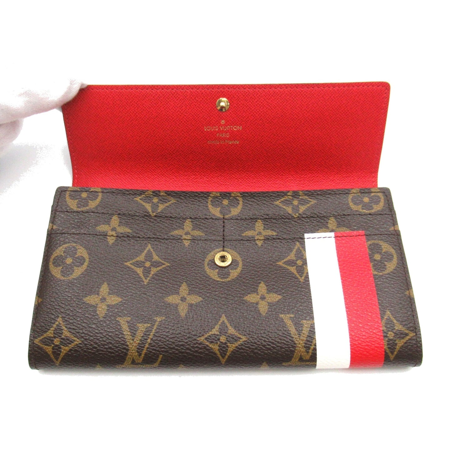 LOUIS VUITTON Portefeiulle Sarah Brown Monogram PVC coated canvas M60034