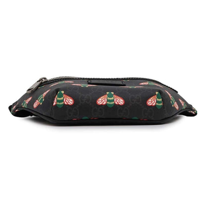 Gucci Black Gg Supreme Fanny Pack Sling Bag