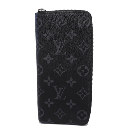 Louis VuittonAuth  Monogram Eclipse Zippy Wallet Vertical M62295 Men's Wallet