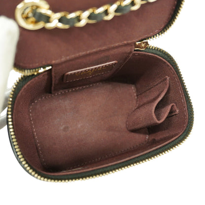 ChanelAuth  Matelasse Vanity Bag Crochet Chain Shoulder Women's Vanity Bag
