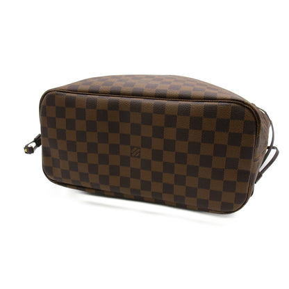 Louis Vuitton Neverfull MM Tote Bag Brown Ebene Damier PVC coated canvas N51105