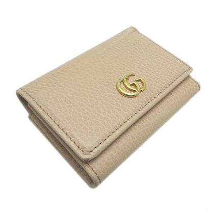 Gucci Pink Leather Wallet (Tri-Fold)