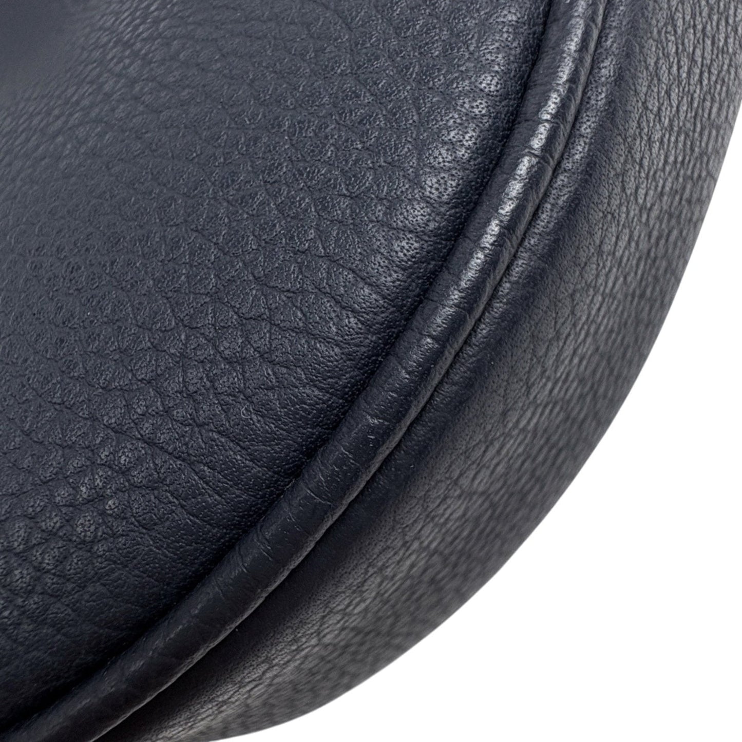 Christian Dior Navy Leather Fanny Pack Saddle Bag Shoulder Bag Sling Bag ()
