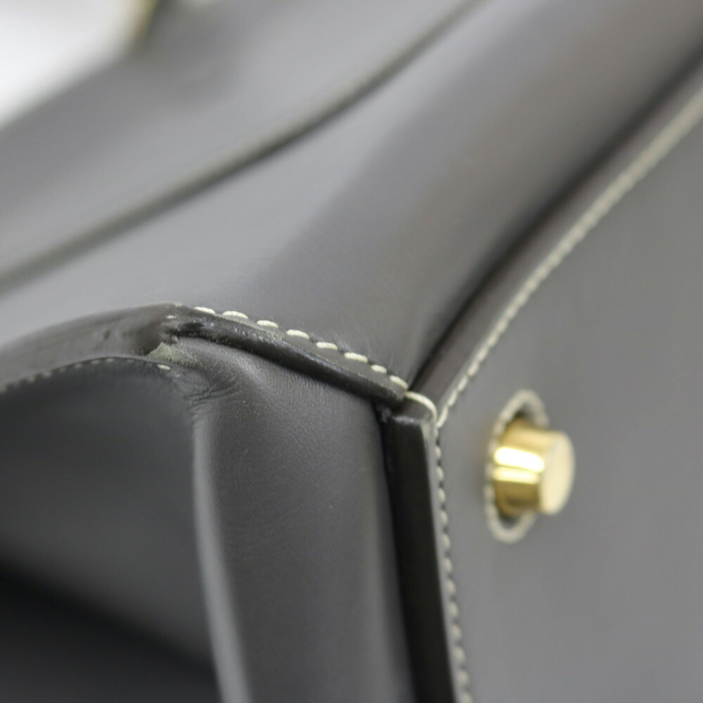 Celine Handbag Edge Gray Ladies