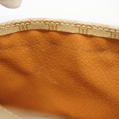 Celine  Macadam Shoulder Bag Women's PVC,Leather Shoulder Bag Beige