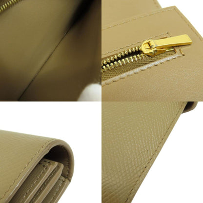 Celine Long Wallet Leather Ladies