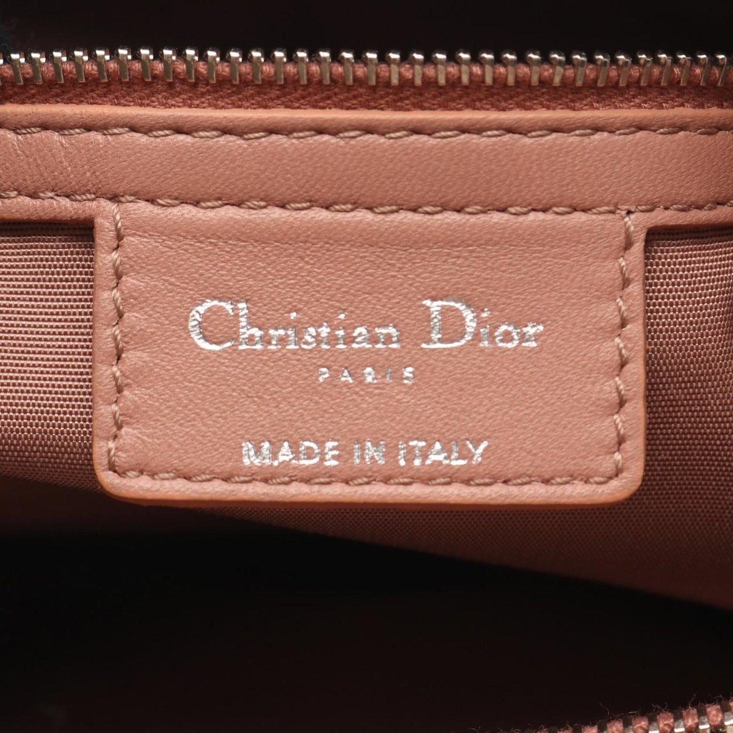 Christian Dior Pink Leather Handbag ()