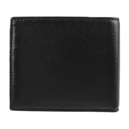 Gucci Black Leather Bill Wallet (Bi-Fold)