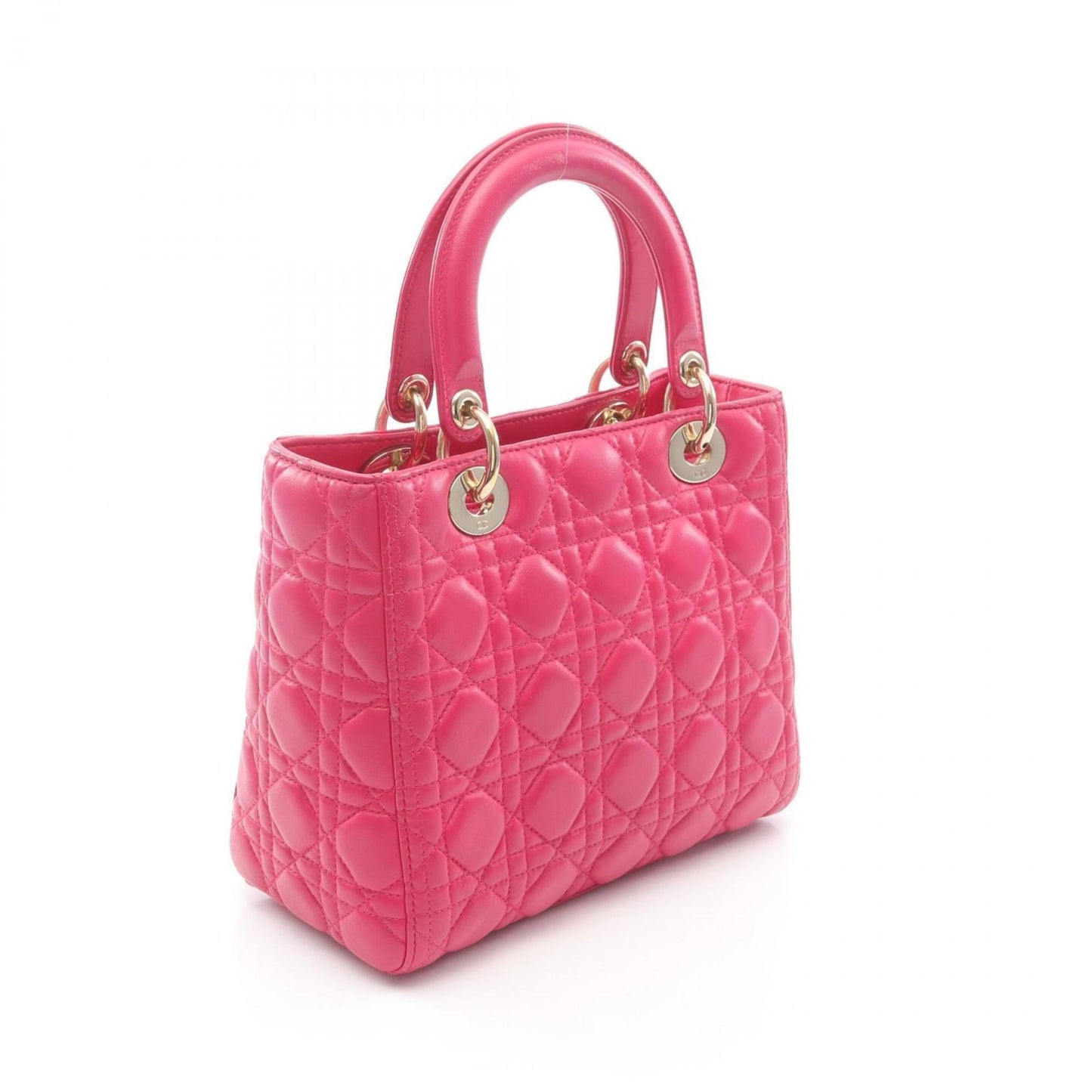 Christian Dior Pink Leather Handbag ()