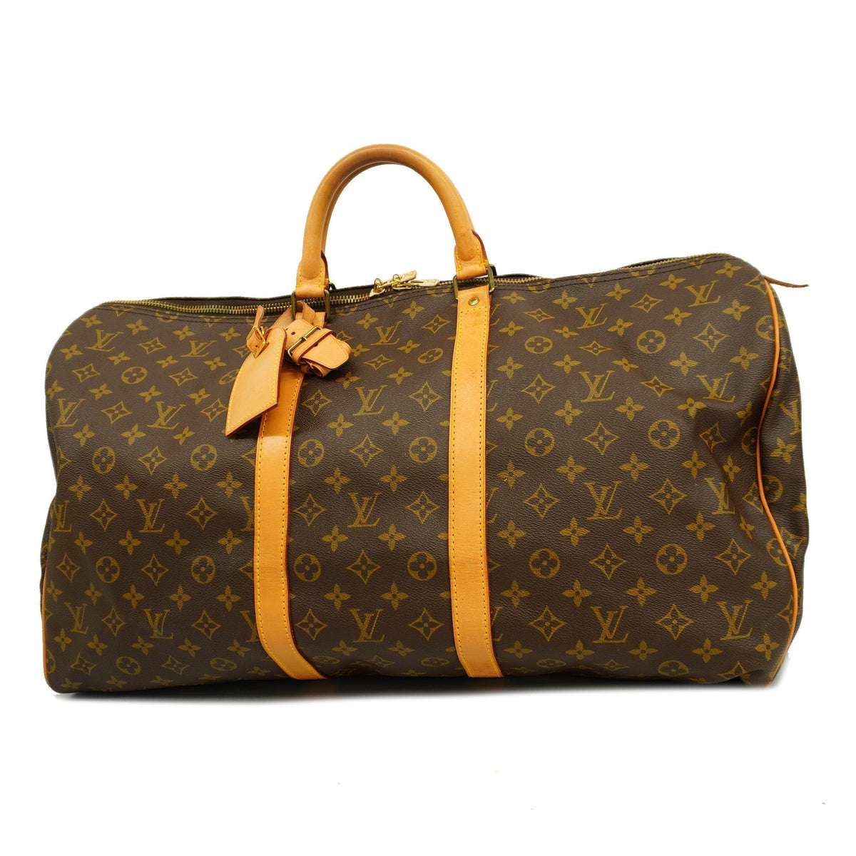 Louis VuittonAuth  Monogram Keepall 55 Old Model M41424 Unisex Boston Bag