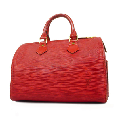 LOUIS VUITTONAuth  Epi Speedy 25 M43017 Women's HandBag Castilian Red