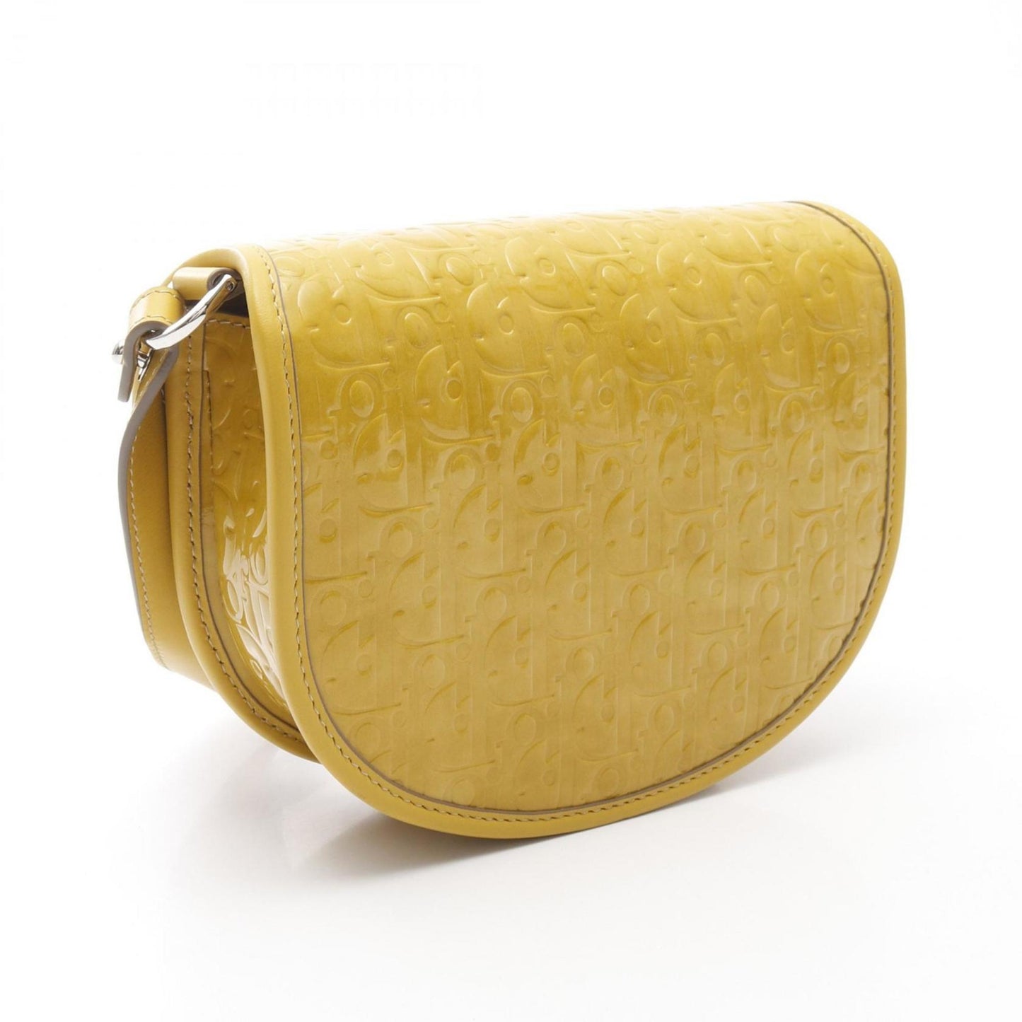 Christian Dior Yellow Patent Leather Shoulder Bag ()