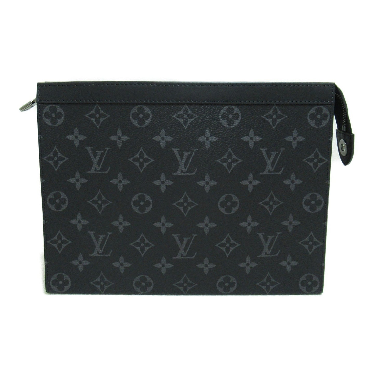 LOUIS VUITTON Pochette Voyage MM Black Monogram eclipse PVC coated canvas M61692