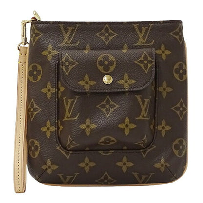LOUIS VUITTON Pouch Monogram Ladies Second Bag Partition M51901 Brown