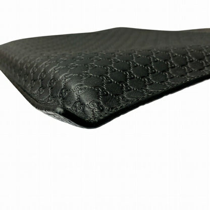 Gucci Black Leather Clutch Bag