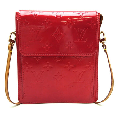 LOUIS VUITTON Mott *There is a crack on the strap Women's shoulder Bag M91137[] Vernis Rouge [Red]
