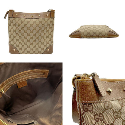 Gucci Brown Gg Canvas Shoulder Bag