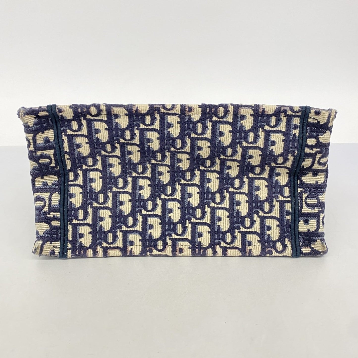 Christian Dior Navy Canvas Tote Bag ()