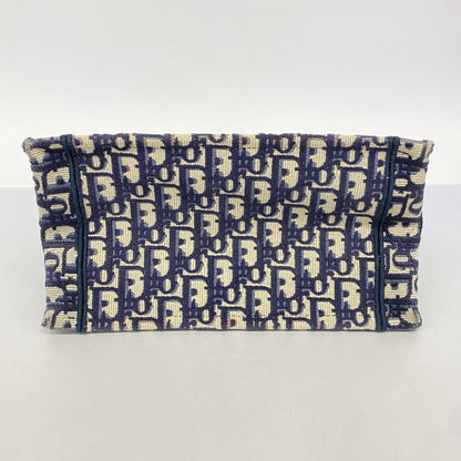 Christian Dior Navy Canvas Tote Bag ()