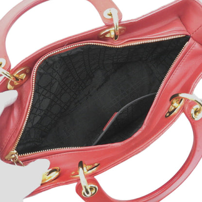 Christian Dior Red Color Leather Handbag ()
