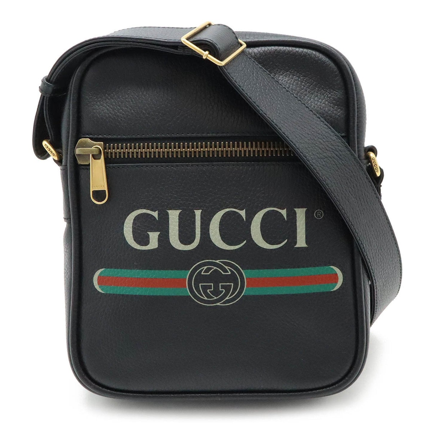 Gucci Black Leather Shoulder Bag ()