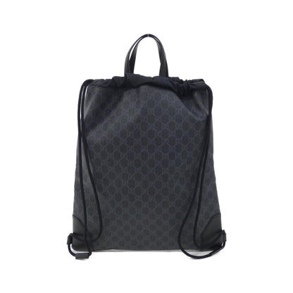 Gucci Black Gray Gg Supreme Backpack