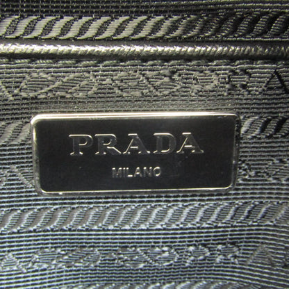 Prada TESSUTO Women,Men Nylon Shoulder Bag Black