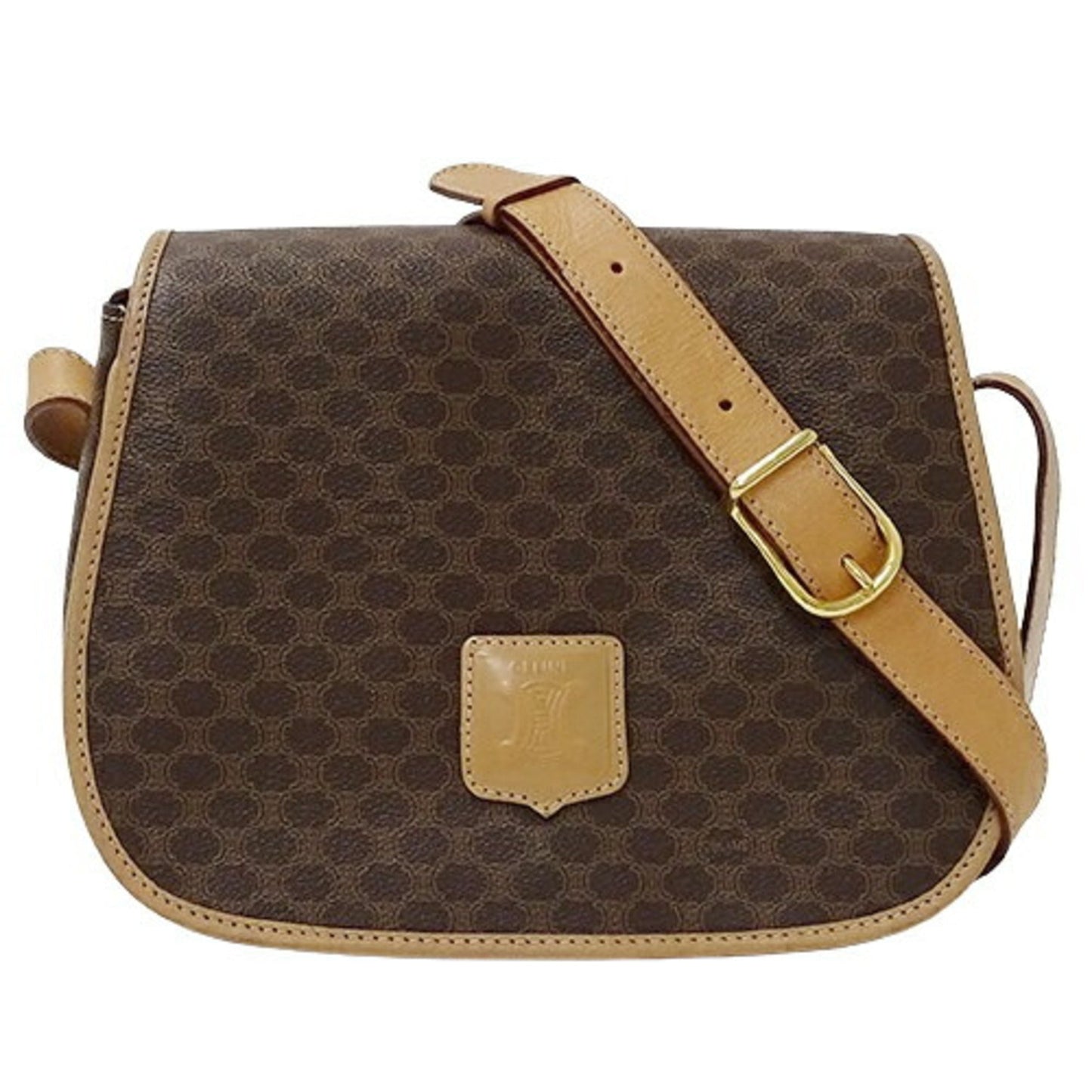 Celine Bag Women's Shoulder Macadam Brown Crossbody