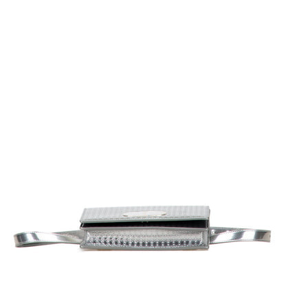 Christian Dior Silver Leather Shoulder Bag ()