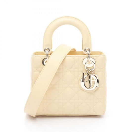 Christian Dior Yellow Leather Handbag ()