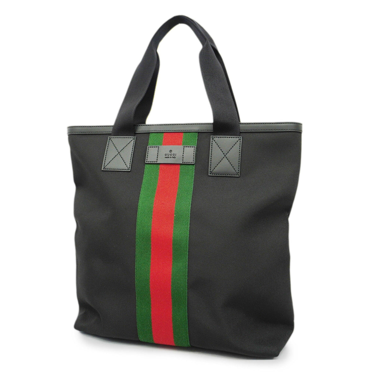 GUCCI  Sherry Line Women's Canvas Tote Bag Black