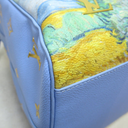 Louis Vuitton Van Gogh Keepall Bandouliere 50 Blue PVC coated canvas Masters collection M43347