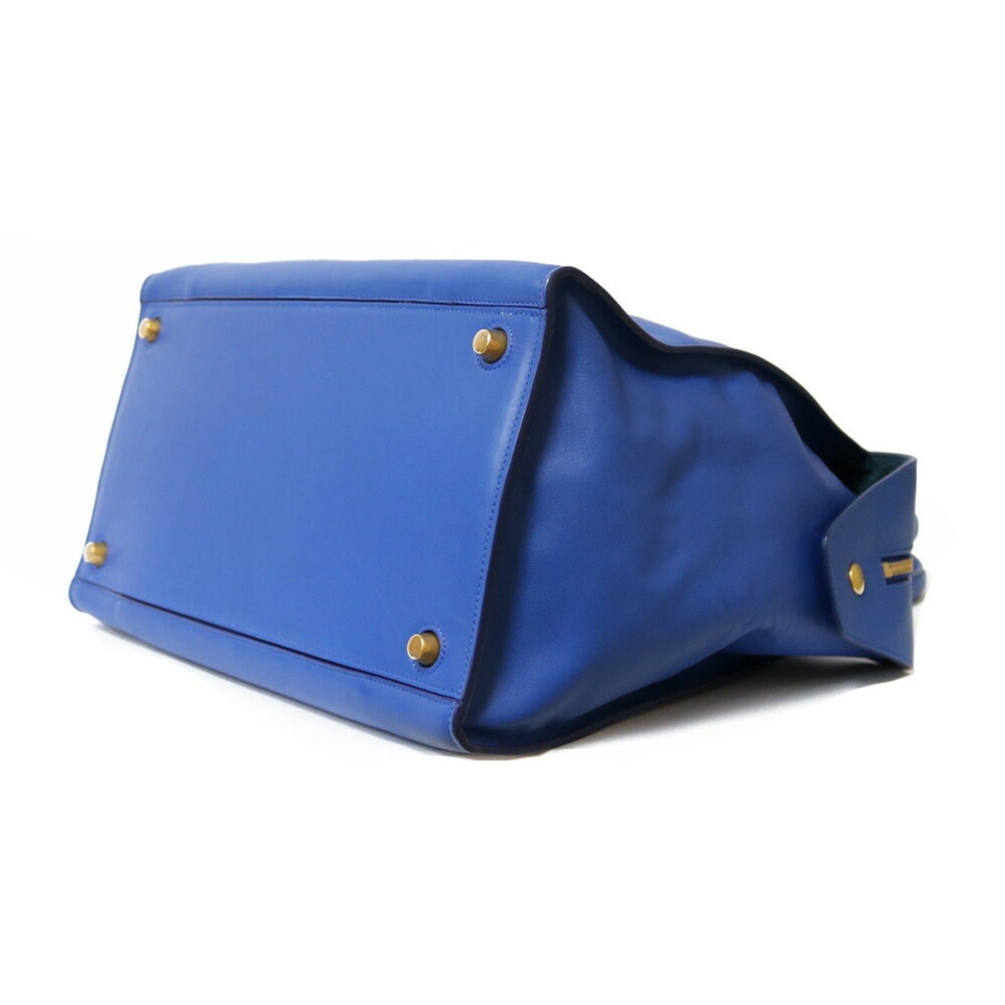 Celine Shoulder Bag Blue Ladies Leather